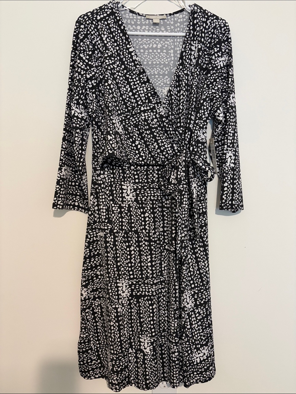 Sunny Leigh Black and White Patterned Blouse
